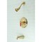 Kingston Brass KB6637CKL Single-Handle Tub and Shower Faucet, Brushed Brass KB6637CKL - alternate 4